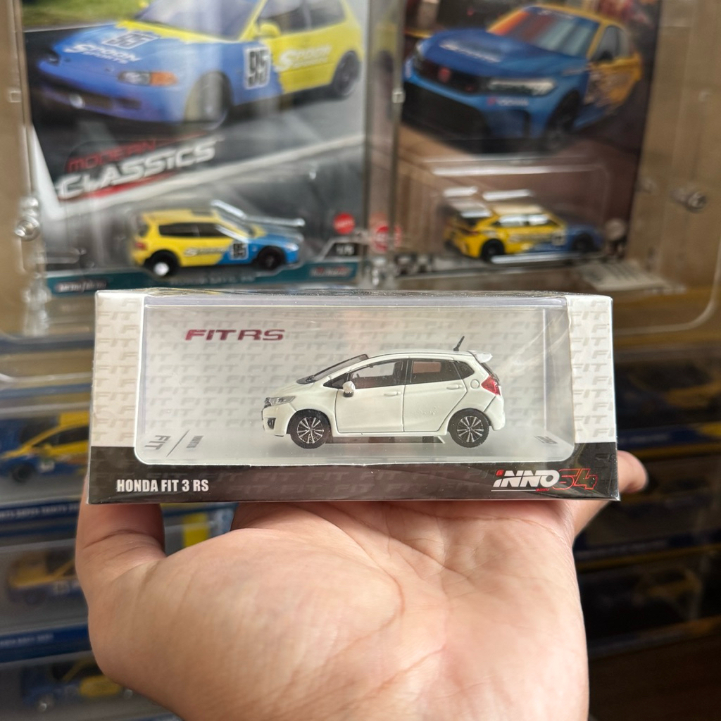 Inno64 Honda Fit 3 RS White / Honda Jazz GK5 Putih