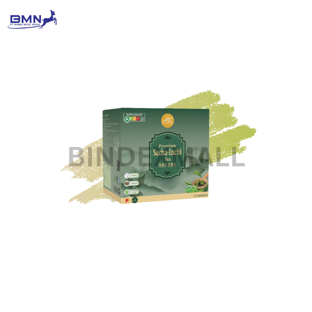 Teh Sacha Inchi Premium Organik – 15 Sachet untuk Kesehatan Harian