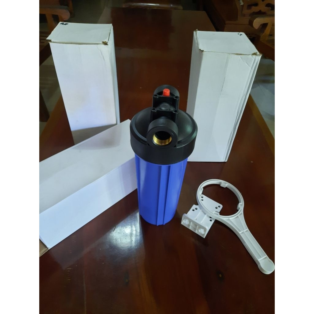 Housing Filter Air 10 Inch Biru  Depot air isi ulang & RO