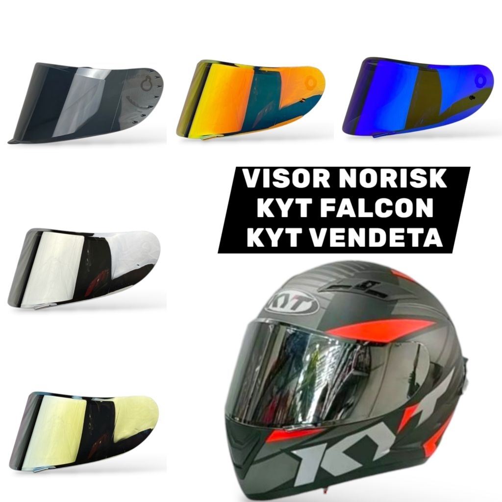VISOR KYT FALCON / VISOR KYT VENDETA ( NORISK )