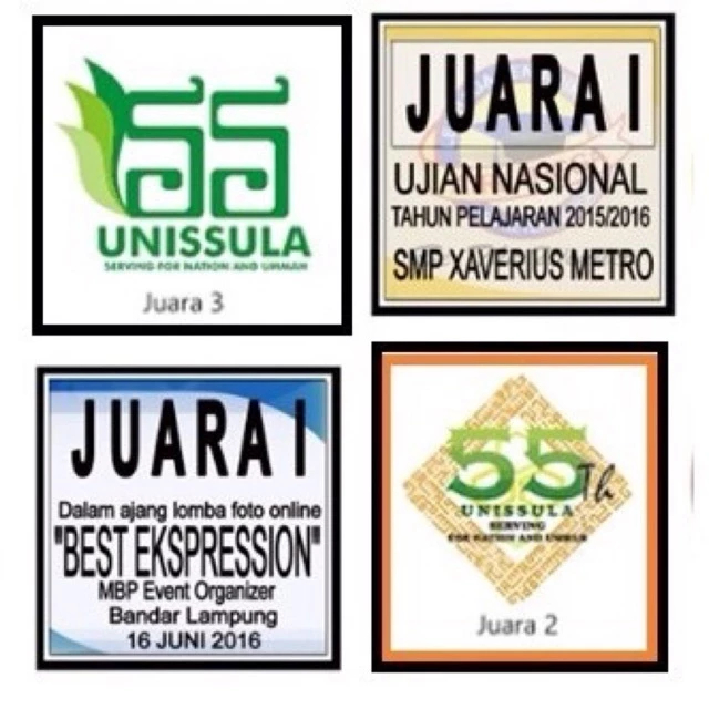 Stiker Piala - Tulisan Piala - Plakat Piala - Jual tulisan piala - Jual stiker piala - Jasa Design P