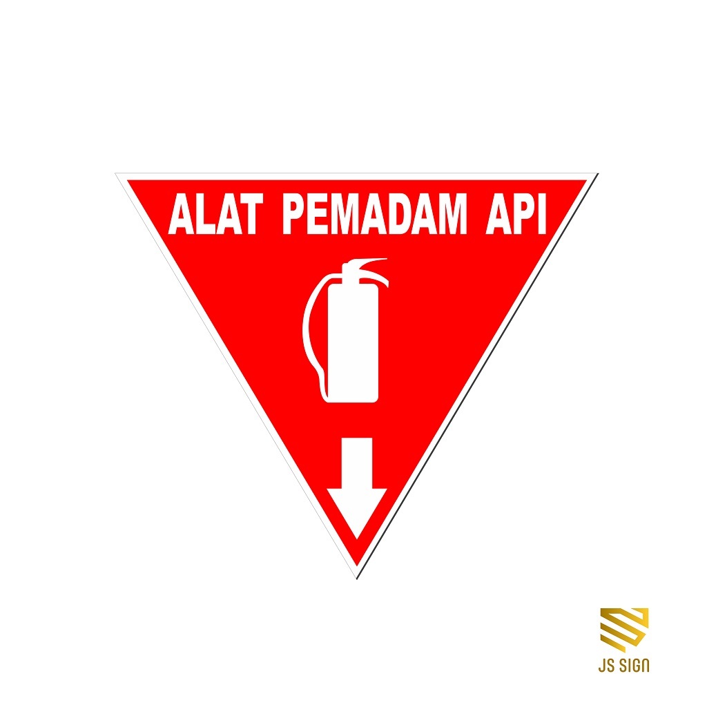 SAFETY SIGN K3 - APAR PLAT 3mm UKURAN 25CM