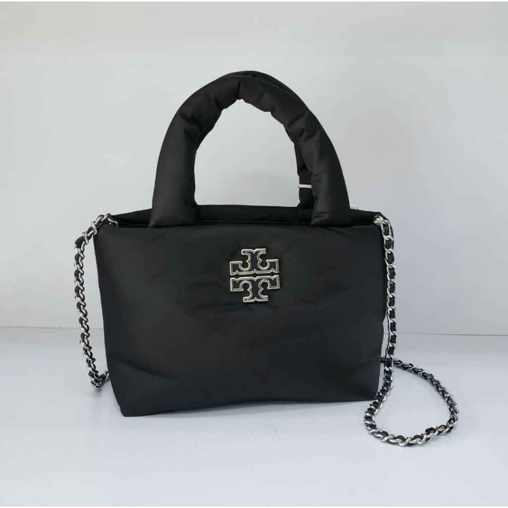 Ready TB Britten nylon puffy mini tote, 170317. 19x16x11cm, Black