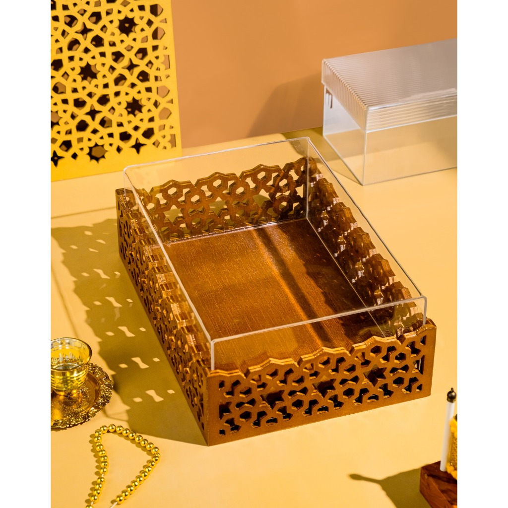 Wooden Box / Box Kayu Packaging Hampers Lebaran - Seruni Box