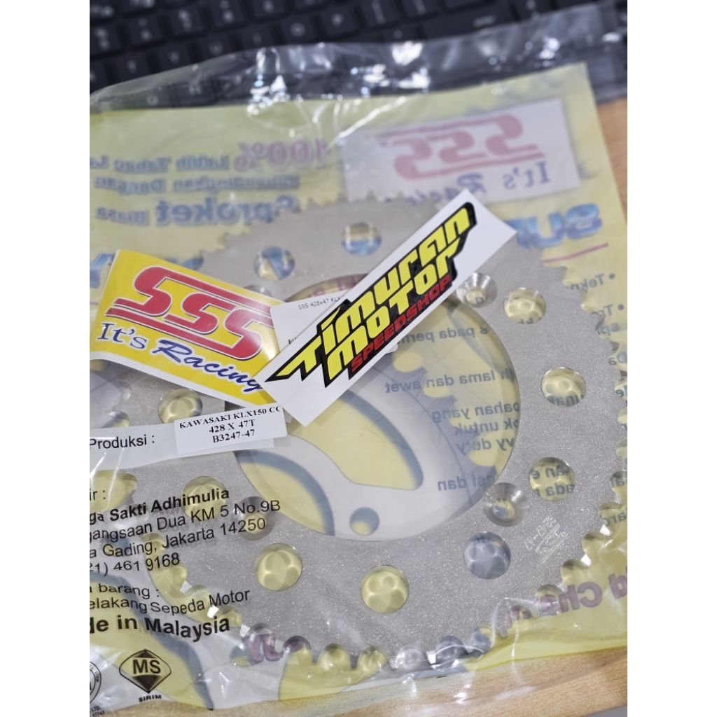 GEAR SSS 428 47 KLX 150