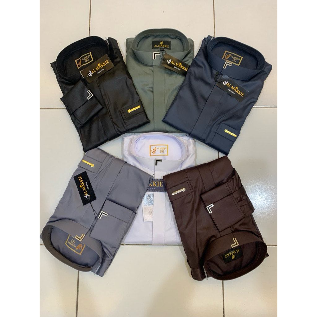 Gamis Al Makkie Korean Impor Warna, Premium Quality