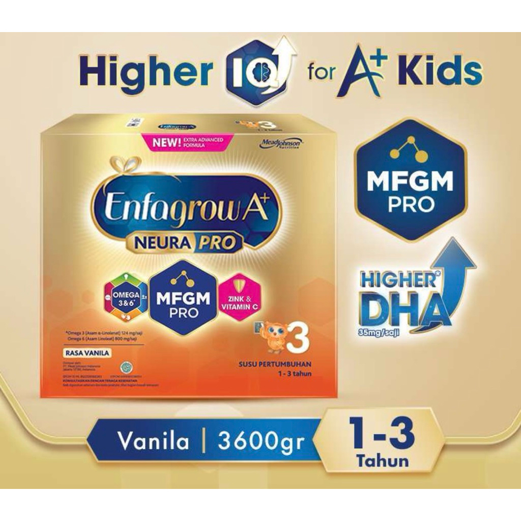 Enfagrow A+3 rasa vanila 3600 gr