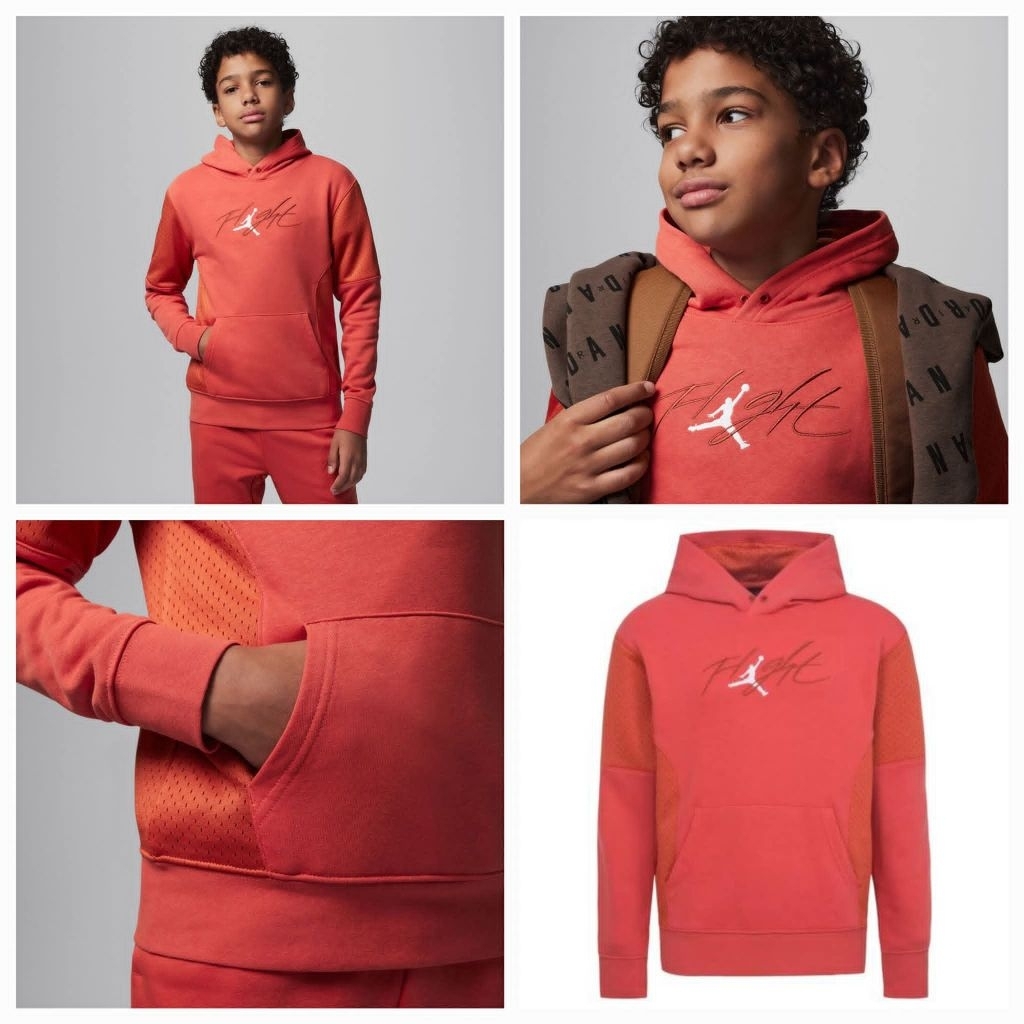Jordan Hoodie Kids Off Court Flight Red Kode Produk : JDK95C969R0F