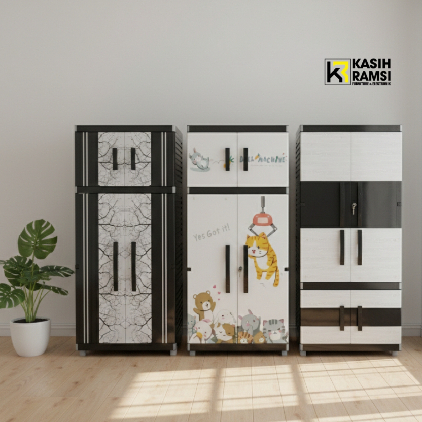 LEMARI PLASTIK MR PLAST GANTUNG SEDANG