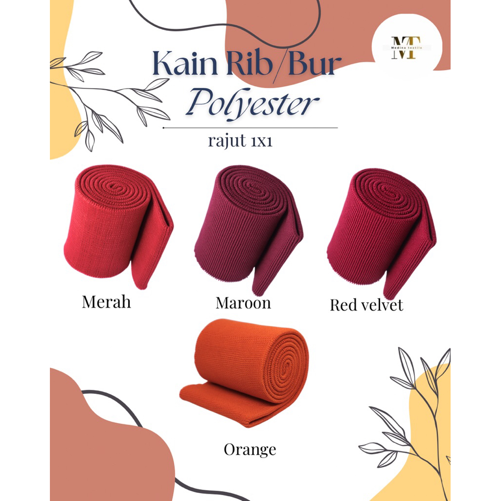 Bahan kain Rib/Bur Jaket Rajut 1x1 Polyester Jacket Varsity,Bomber, Riding, Ourdoor Fashion Casual