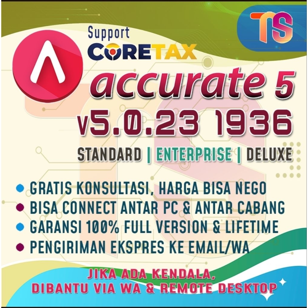 ACCURATE 5.0.23 1936 ENTERPRISE DELUXE STANDARD SUPPORT CORETAX