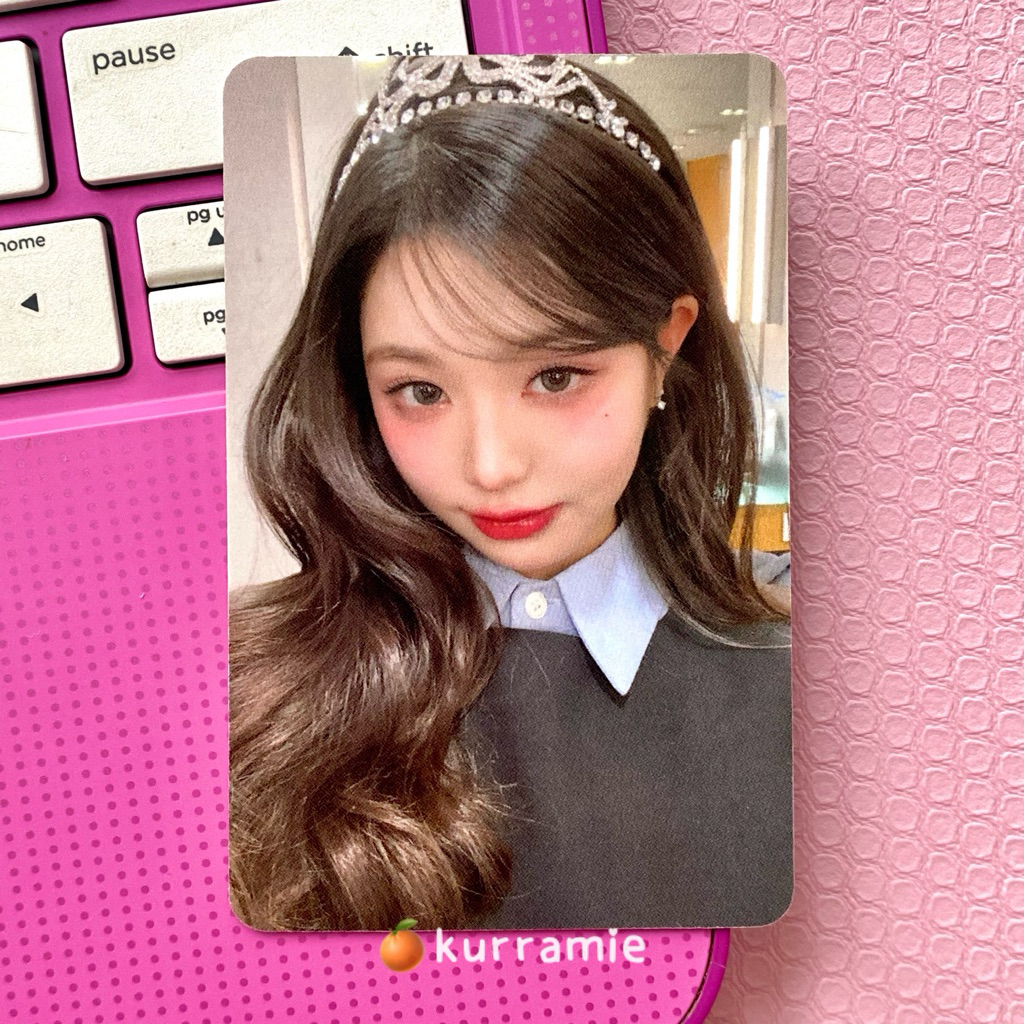 (clearance sell) wonyoung ive tiara pob apple music era empathy round 2.0 pc hd poca wony mahkota se