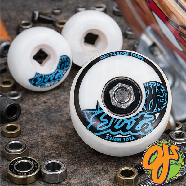 OJ WHEELS 53mm Elite EZ EDGE 101a Skateboard Wheels