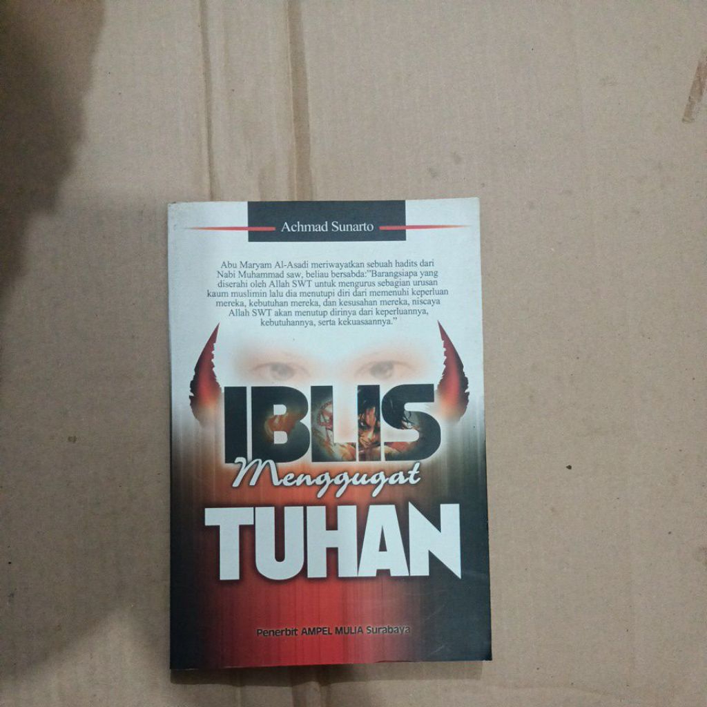 IBLIS menggugat TUHAN
