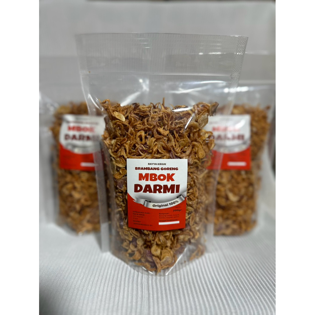 BAWANG GORENG PREMIUM 200gr MBOK DARMI