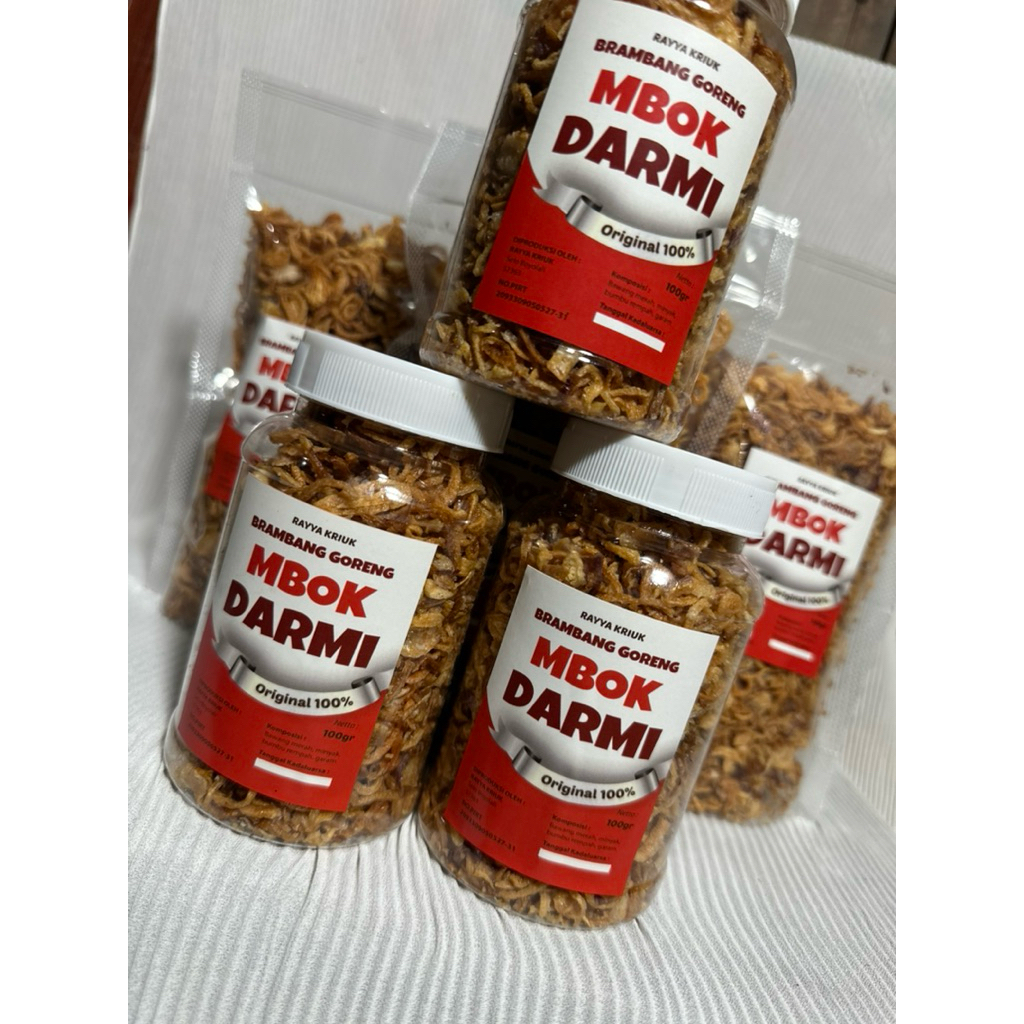 BAWANG GORENG 100gr PREMIUM MBOK DARMI