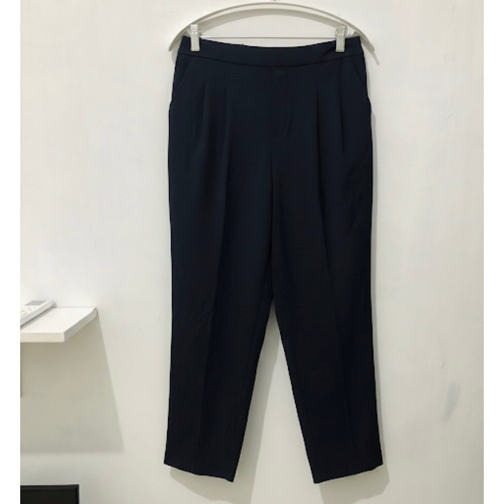 (C003) Preloved Basic Pants Navy Global Work