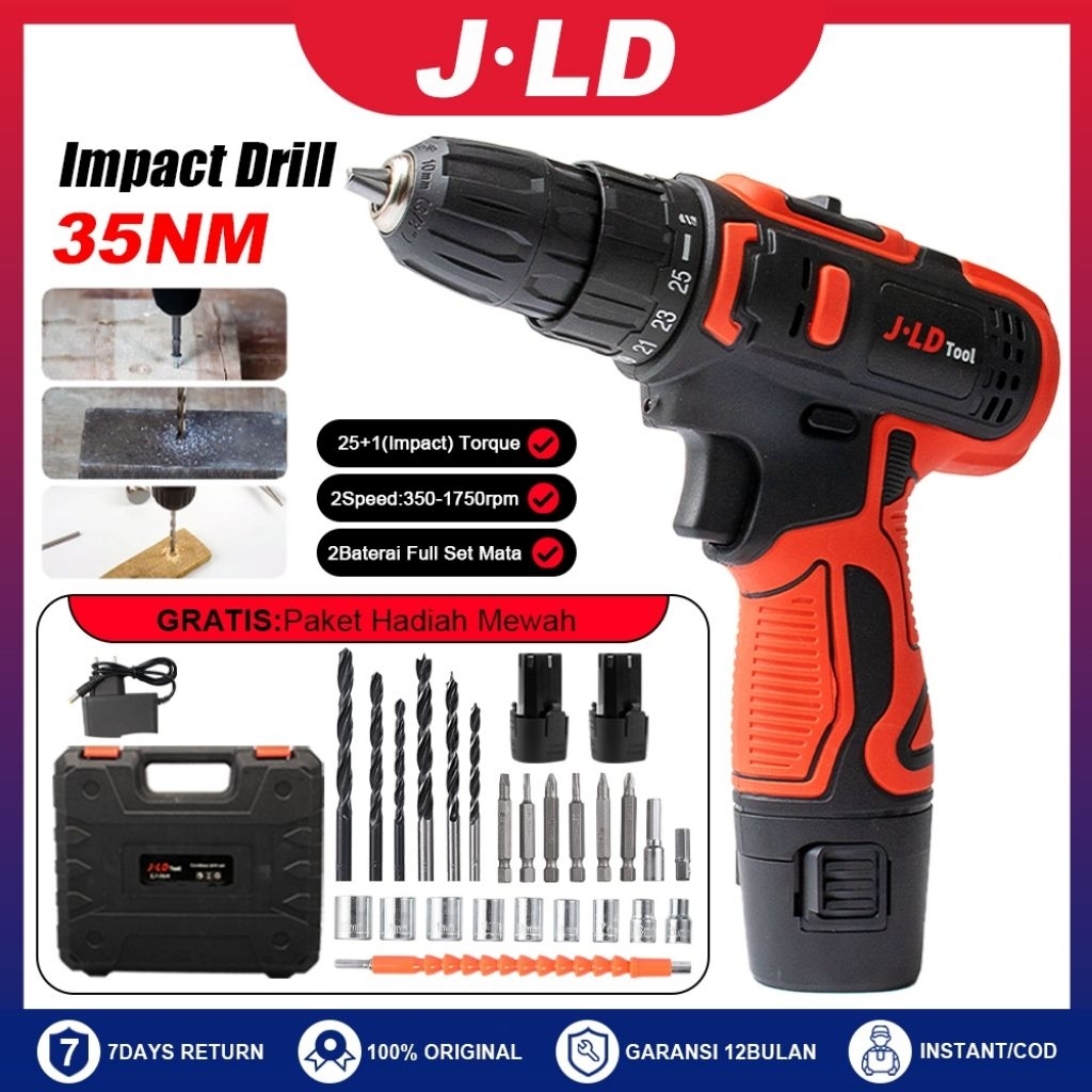 BOR JLD 12V WARNA MERAH