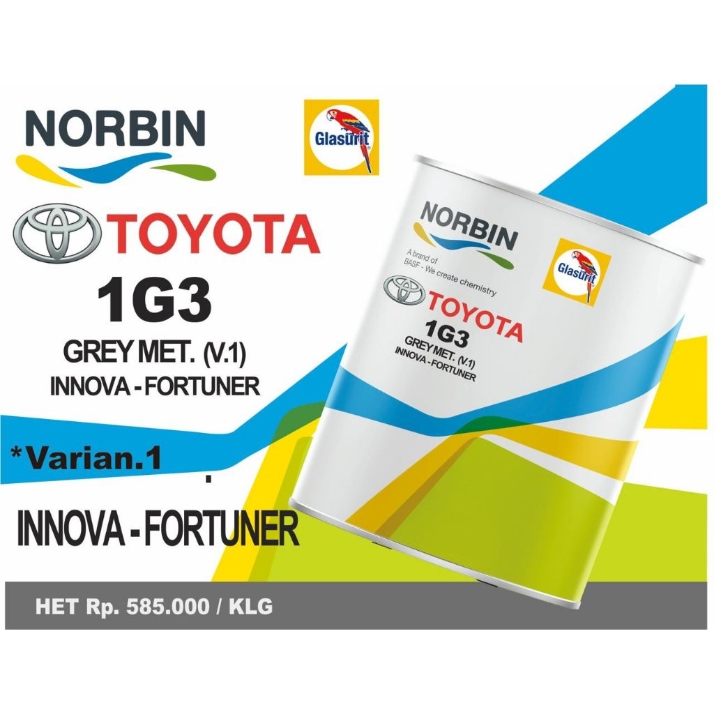 READY MIX NORBIN TOYOTA 1G3 V1 GREY & 1G3 V2 GREY MET