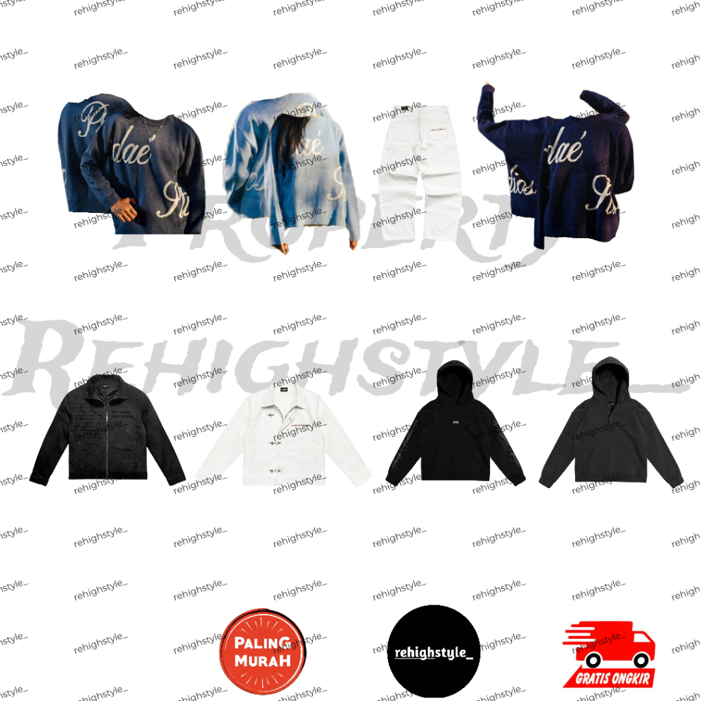 KNITWEAR PRAEDAE OHARA SEA BLUE / PRAEDAE OHARA SKY BLUE / PRAEDAE OHARA NAVY BLUE / SAINTP SIGNATUR