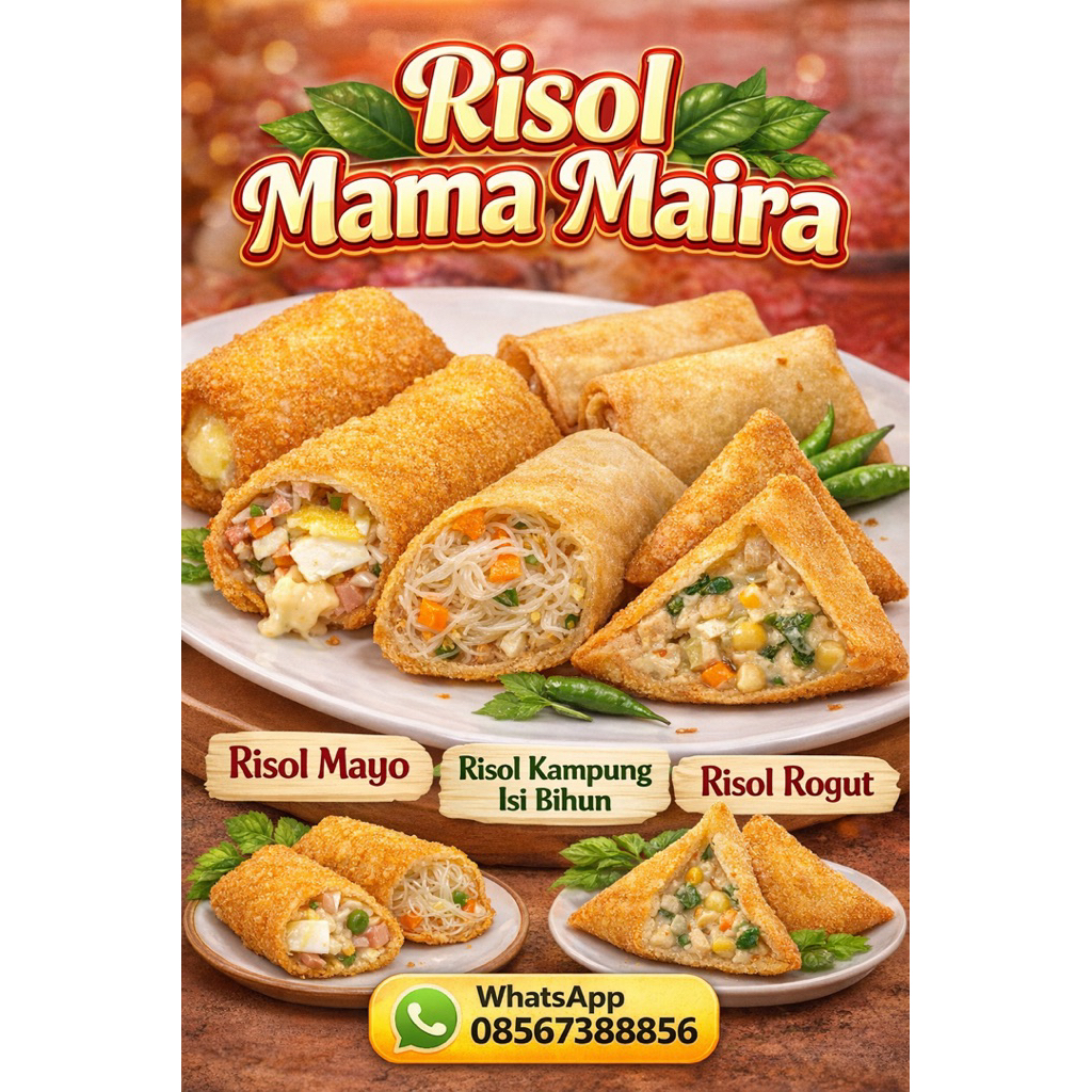 Risol Frozen ( RISOL MAYO, ROGUT, BIHUN )