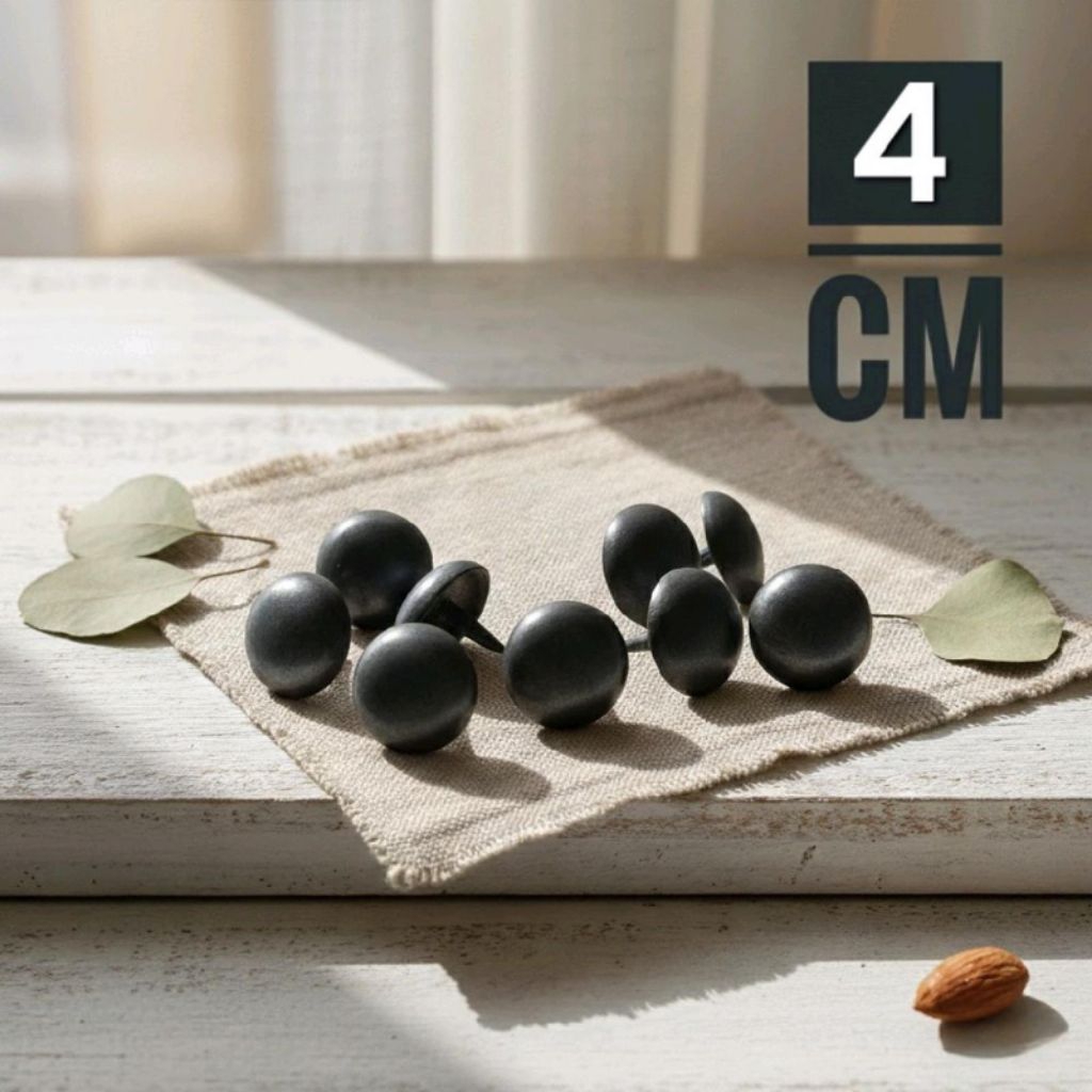 PAKU PINES KUNINGAN - 4 CM - ORNAMEN DINDING/PAGAR/PINTU