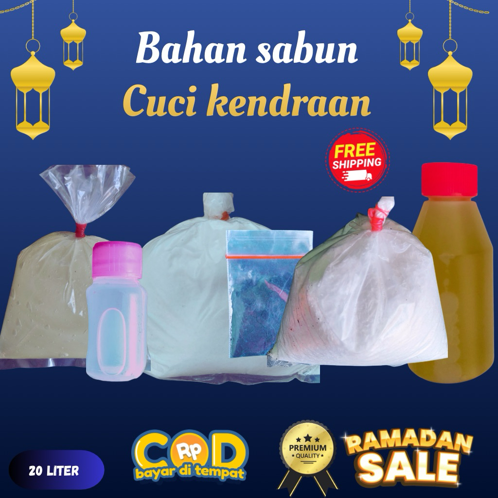 bahan sabun cuci kendraan cuci motor cuci mobil biang sabun cuci kendraan hasil 20 liter