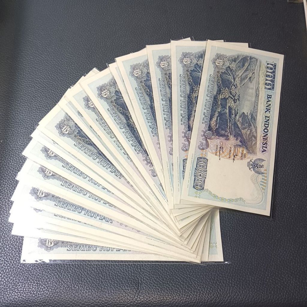 Uang kuno 1000 Lompat batu Seri X gress/UNC