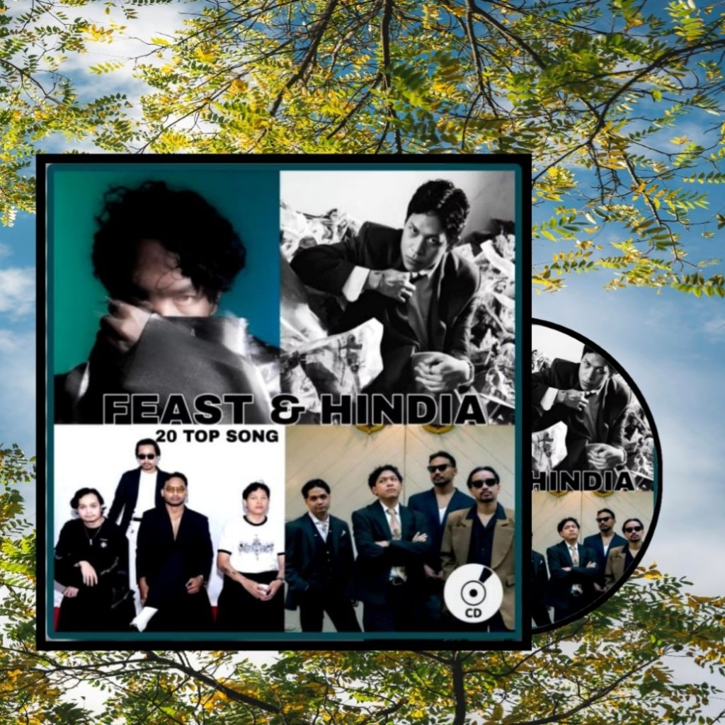 KASET CD MOBIL LAGU HINDIA X FEAST - KASET CD LAGU POP HITS - KASET CD MOBIL ORIGINAL - KASET CD AUD