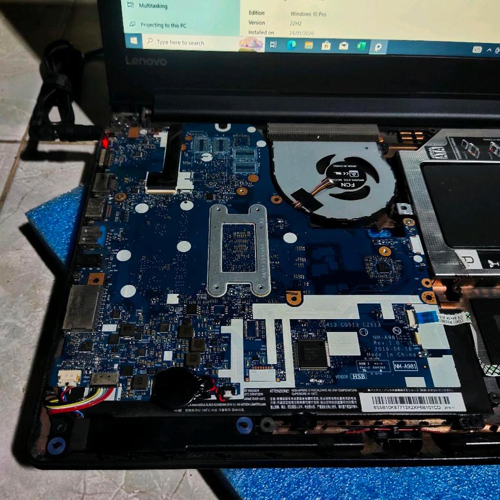 motherboard mobo Lenovo Ideapad 310 core i5-7200U ram 4gb original copotan siap pasang