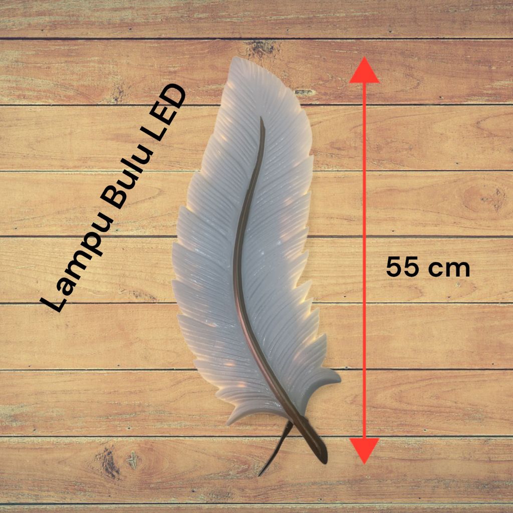 ND woldecor Lampu Dinding Bulu Estetik Lampu hias bulu Aesthetic