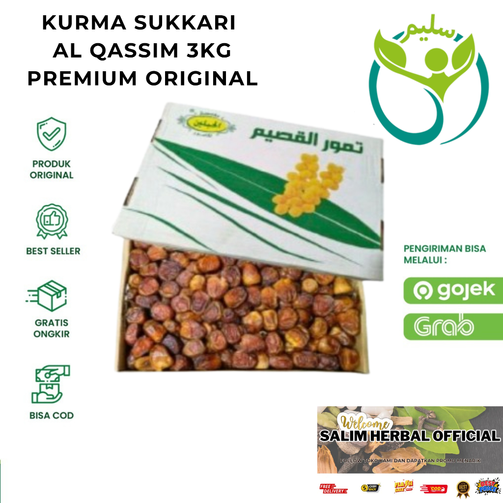 Kurma sukari al qassim 3kg