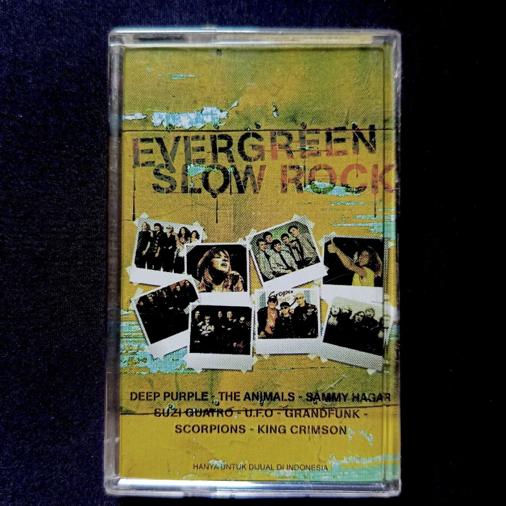 Kaset V/A (Deep Purple, Scorpions, King Crimson, etc) - Evergreen Slow Rock