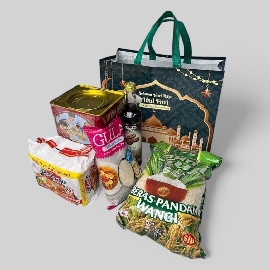 (SATUAN) TAS LEBARAN IDUL FITRI LANDSCAPE LAMINASI JUMBO