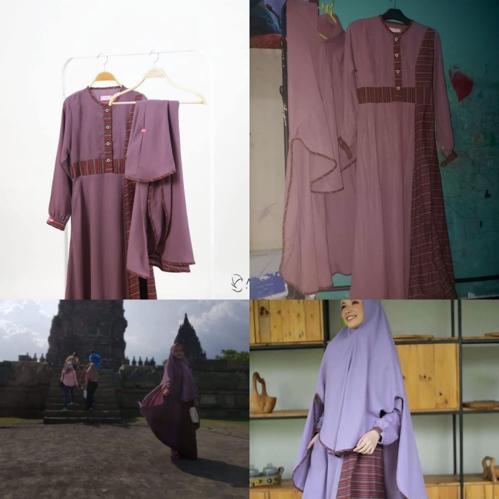 set gamis syari by aulia fashion PL