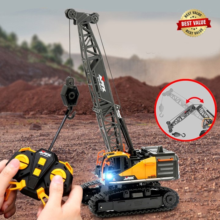 Mainan Anak Laki-Laki 3 Tahun 5 Tahun 4 Tahun 7 Tahun Mainan Excavator Forklift Mainan Crane Anak Ko