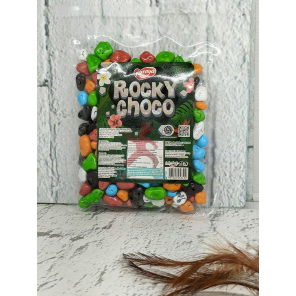 Coklat Naraya Rocky Choco / Naraya Coklat motif batu