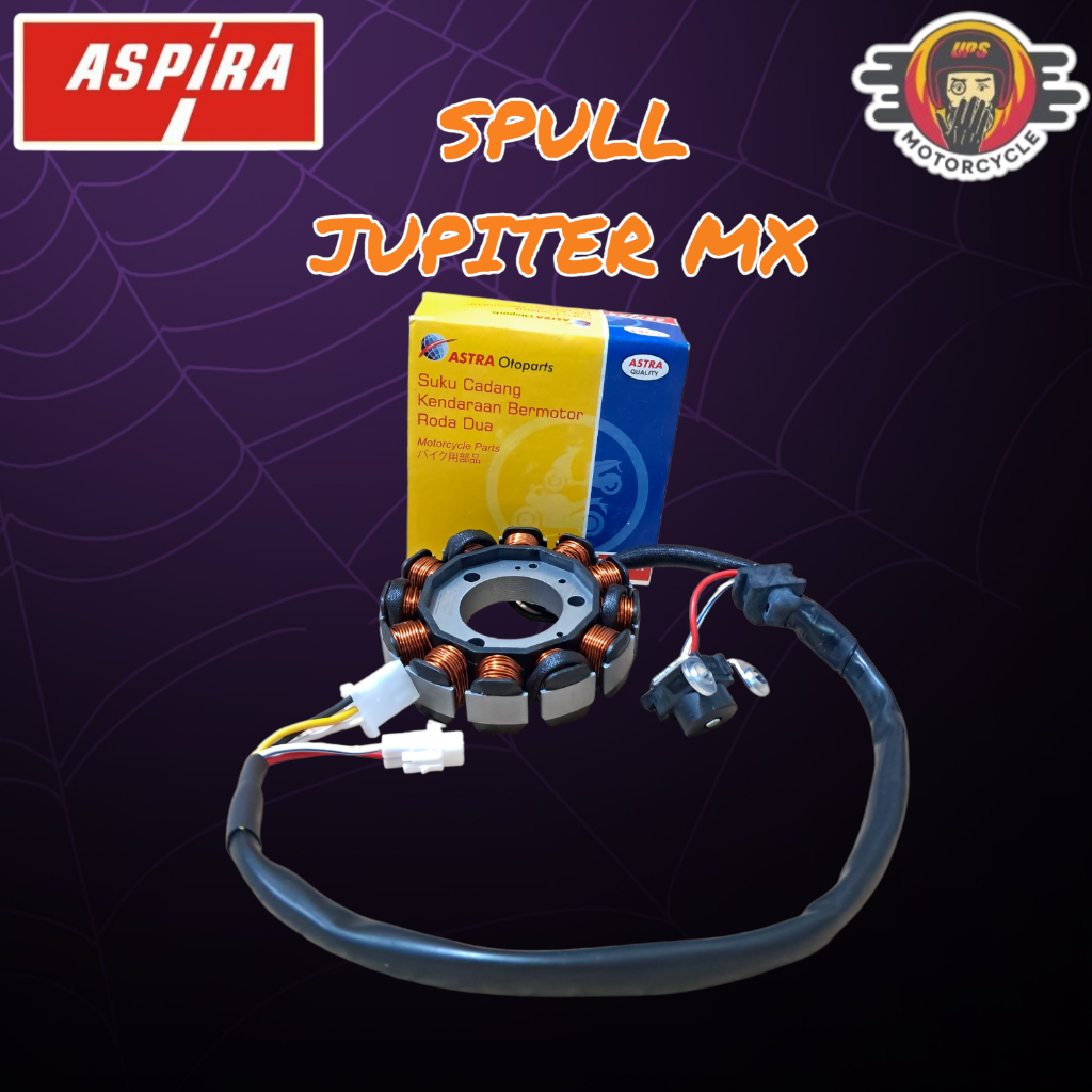 Spul Spull Spoll Sepul Assy Stator Set Pulser Aspira Yamaha Jupiter MX Original ORI Asli
