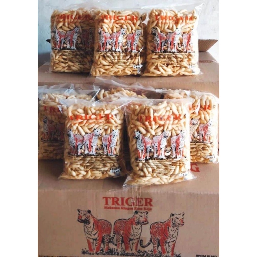 Bidaran keju Trigger kemasan 200gr renyah gurih fresh