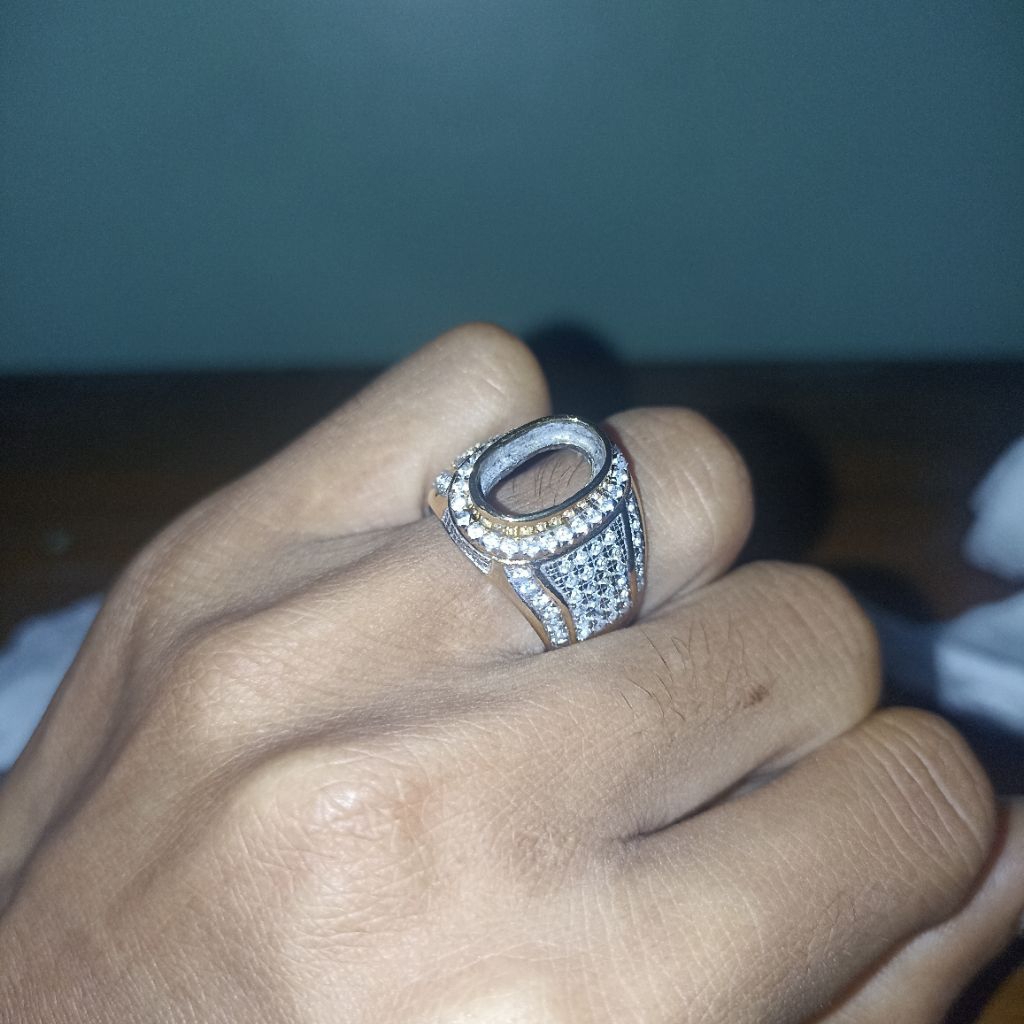 EMBAN BATU AKIK MEWAH DAN ELEGAN BAHAN KUNINGAN SARI SUPER MICROSETTING