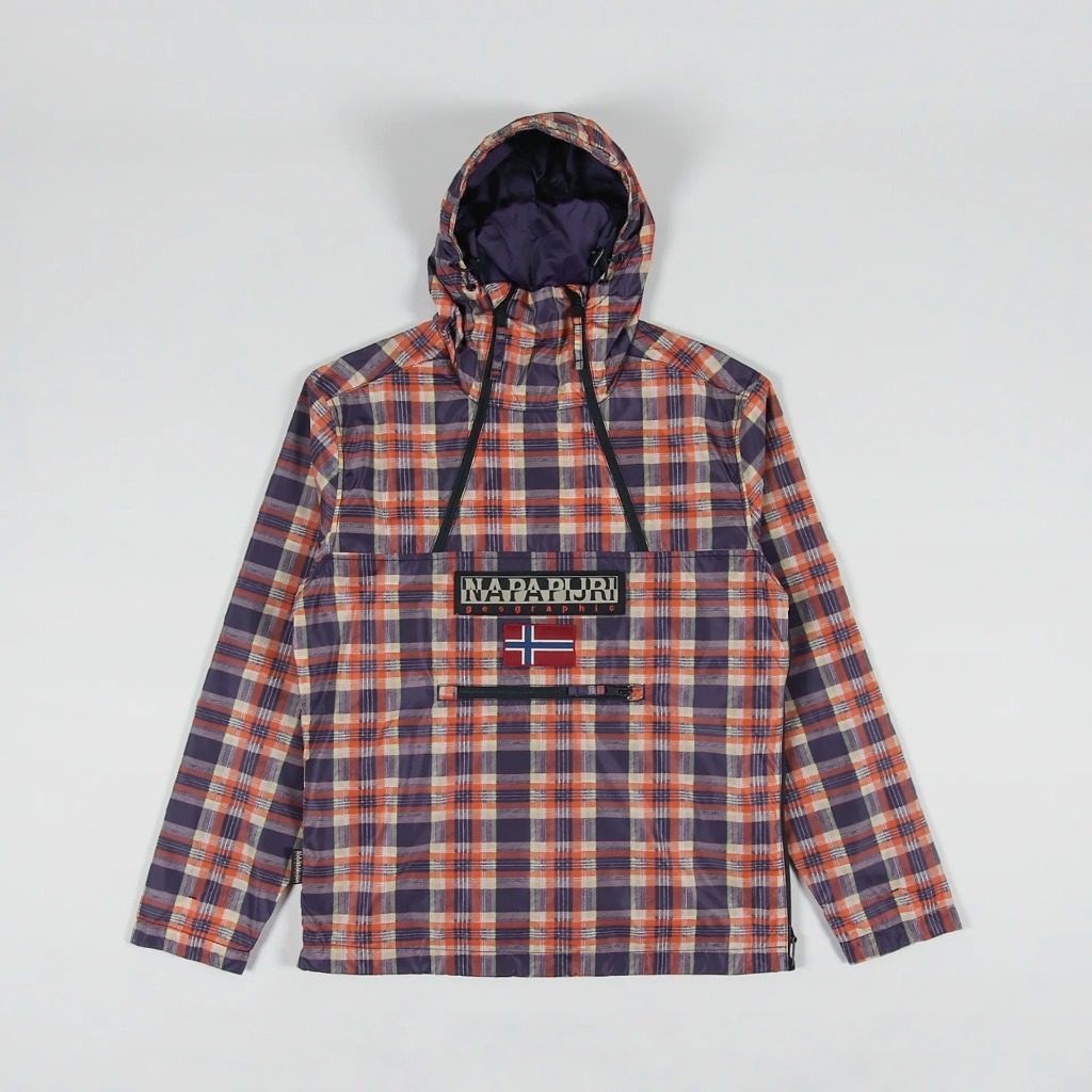 Napapijri x Liberty Unisex Northfarer Jacket (Check Blue) Original
