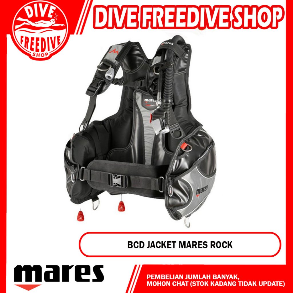 BCD Mares Rock Jacket BC Jacket Back Buoyancy Scuba Diving Jaket Rompi Pelampung Selam Dive