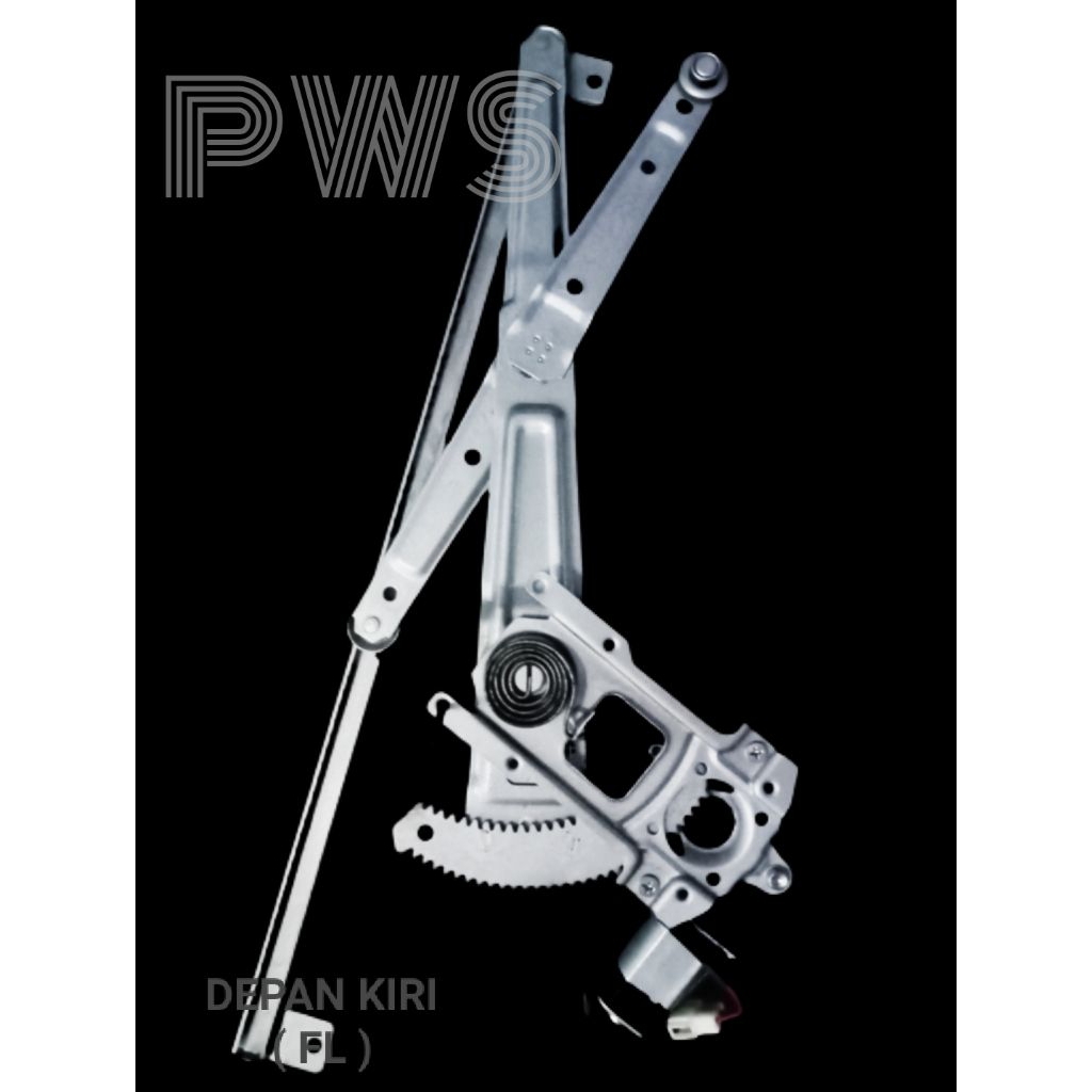 Regulator/Stang (set) Power Window Mitsubishi Kuda Depan Kiri ( FL ) Original.