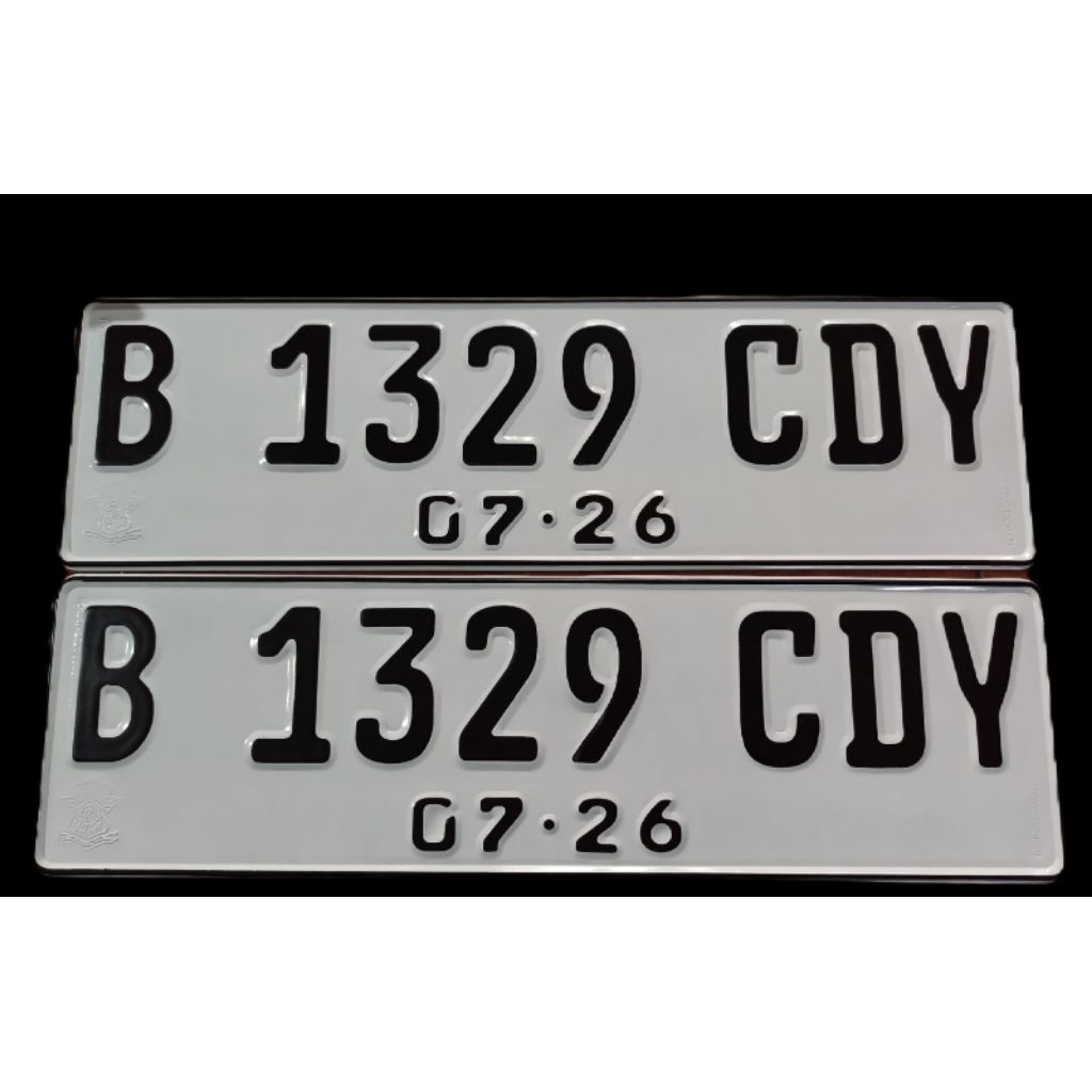 PLAT NOMOR MOBIL FONT BARU CAT