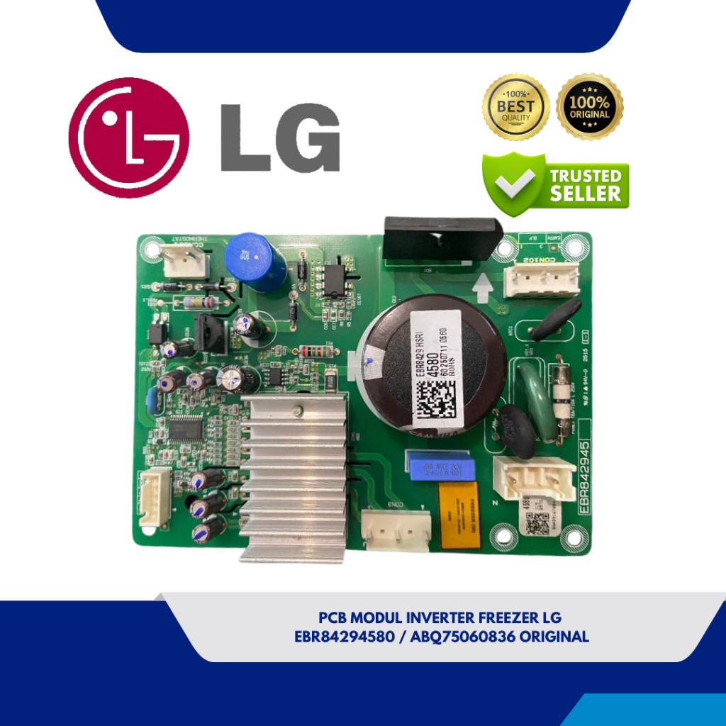 PCB MODUL INVERTER FREEZER LG GN-INV304SL EBR84294580 ABQ75060836 ORIGINAL