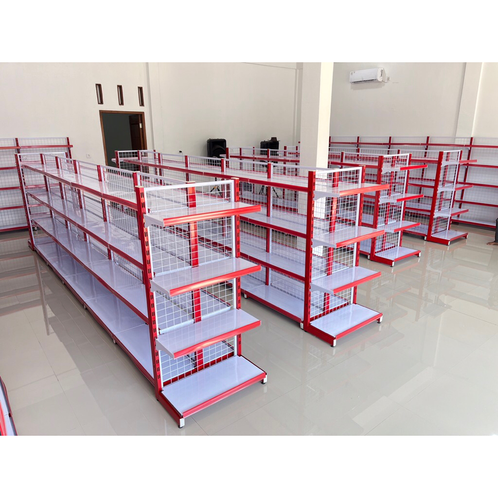 Jual Rak Minimarket Toko Baru | Gondola | Meja Kasir | Back Wall | Arsa Mart