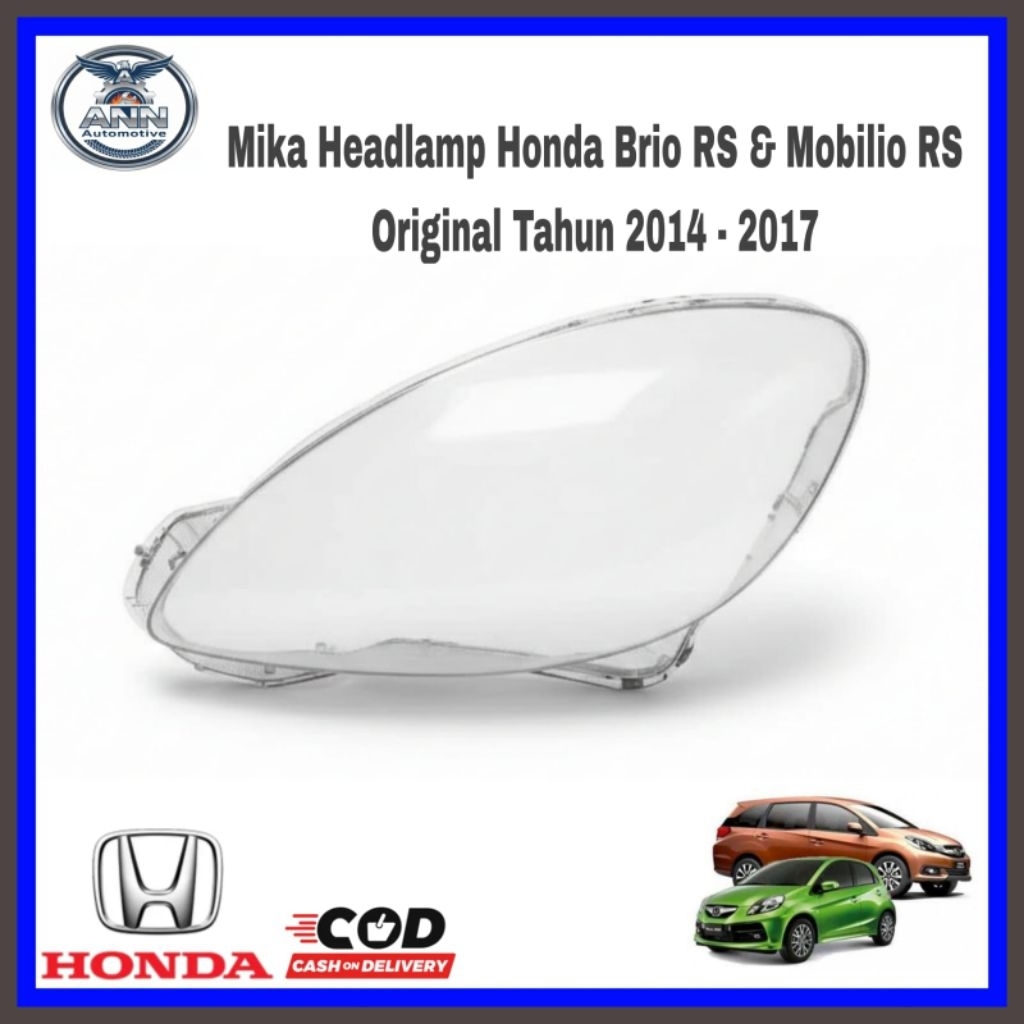 Mika Headlamp Lampu Depan Honda Brio RS Mobilio RS  Original  2014 2015 2016 2017 kanan atau kiri