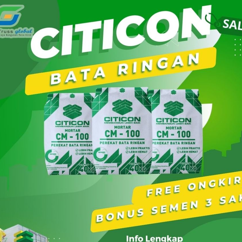 Bata Ringan Citicon di Karanganyar, Sukoharjo, Boyolali, Seragen, Solo, klaten, Wonogiri-Hebel insta