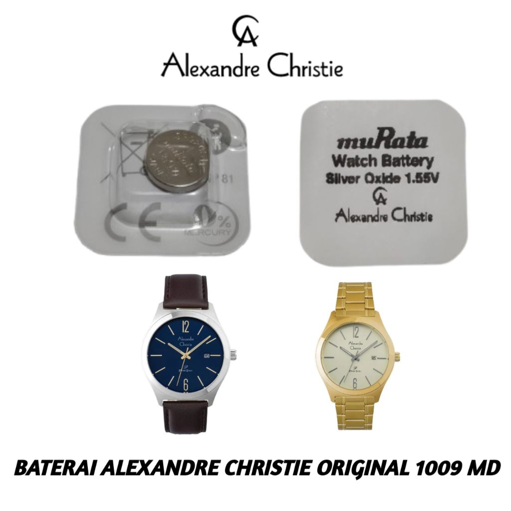 Baterai Alexandre Christie original 1009 MD