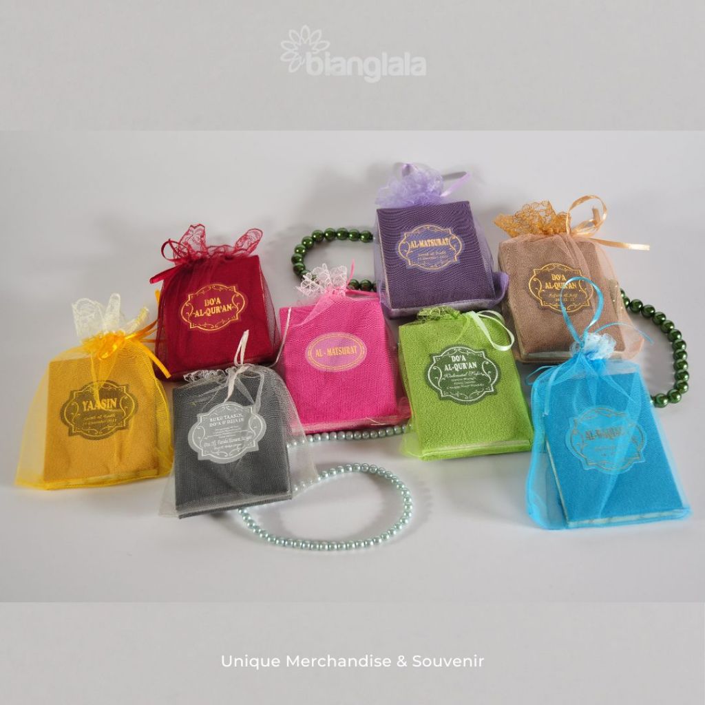 Tas Tile Serut/ Hampers Parcel/Pouch Kain Gift Drawstring Pouch/Souvenir/ Tas Jaring Serahan Buku Ya